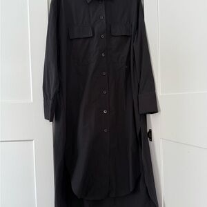 Classic Black Shirt Dress